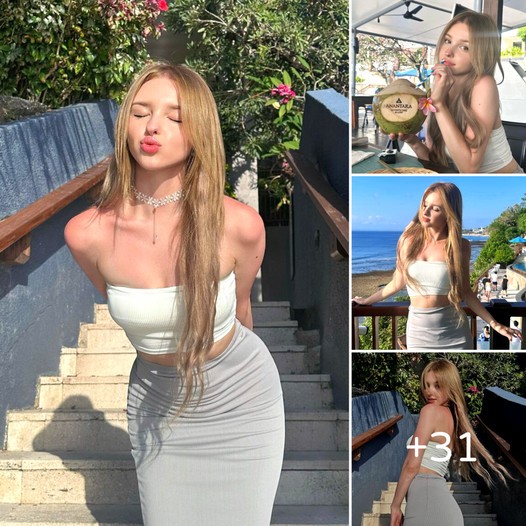 Italy’s Charm Amplified: Karimova Elina’s Perfect Beauty on Display During Her Journey ‎