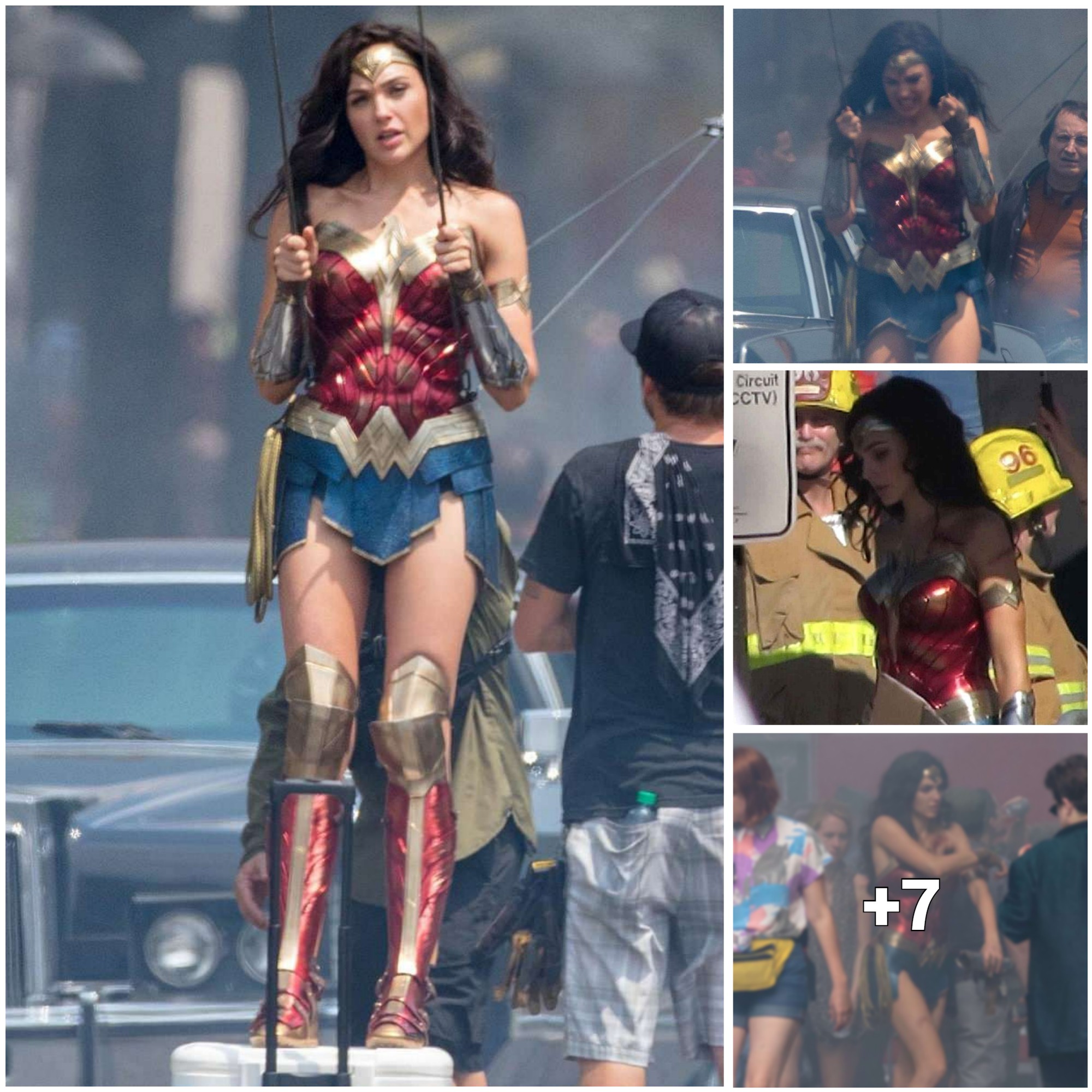 “Gal Gadot’s Aerial Stunts in Front of U.S. Capitol: A Spectacular Wonder Woman Display with a Hint of Assistance” ‎