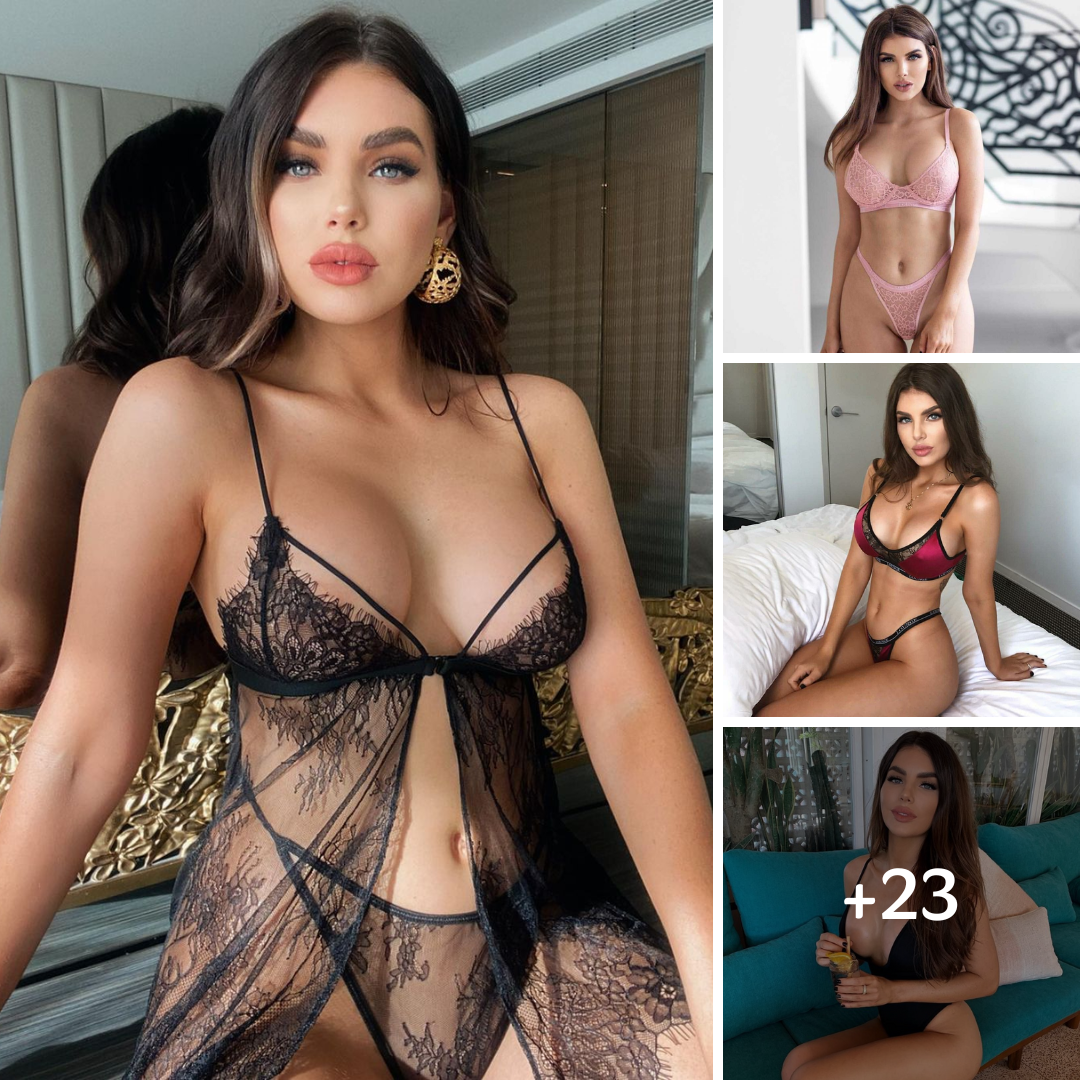 Embracing every curve with confidence and grace. Nicole Thorne radiates beauty that’s simply irresistible.