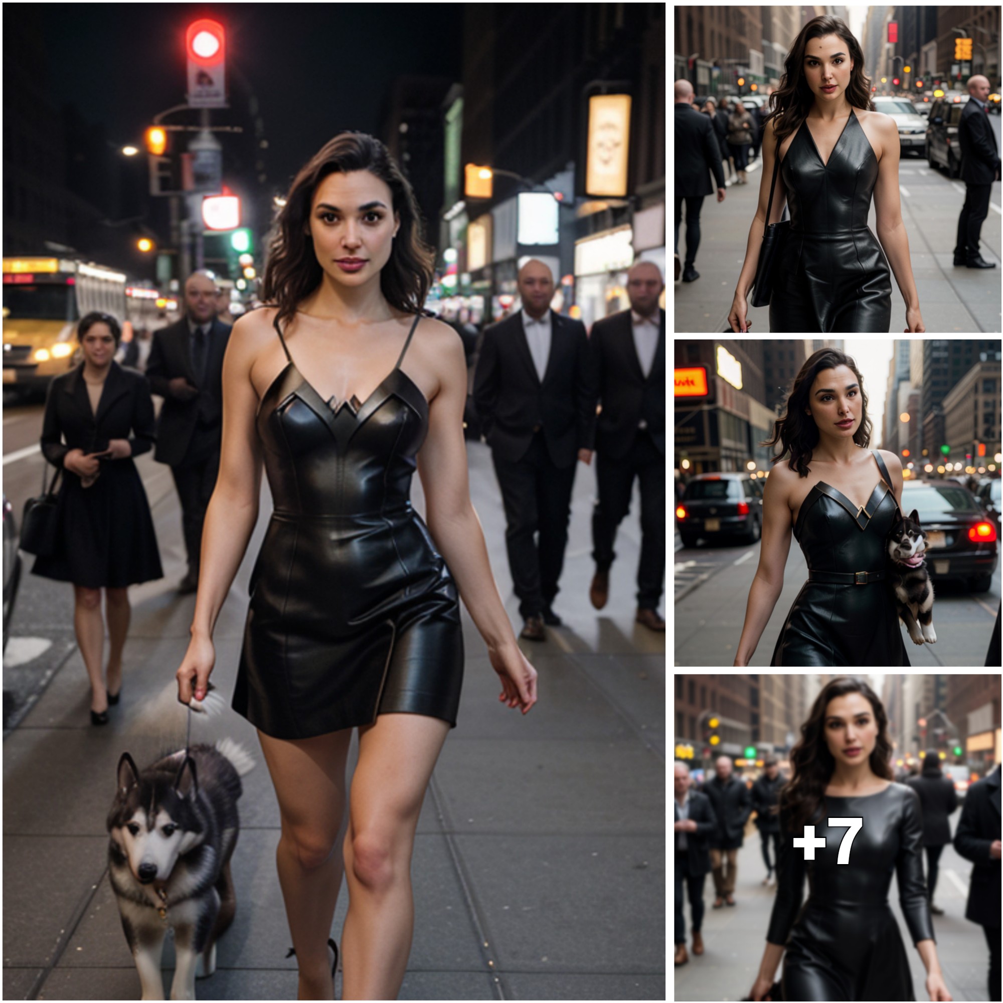 Gal Gadot’s Stunning Street Style High-Cut Elegance and Husky Love in New York ‎