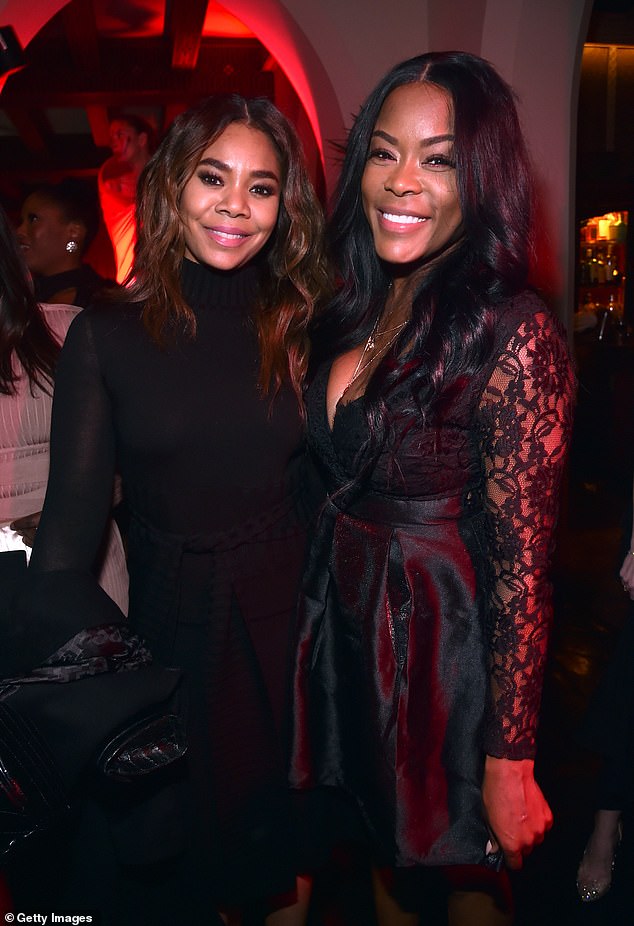 Stunning: Regina Hall and Golden Brooks looked absolutely fantastic 