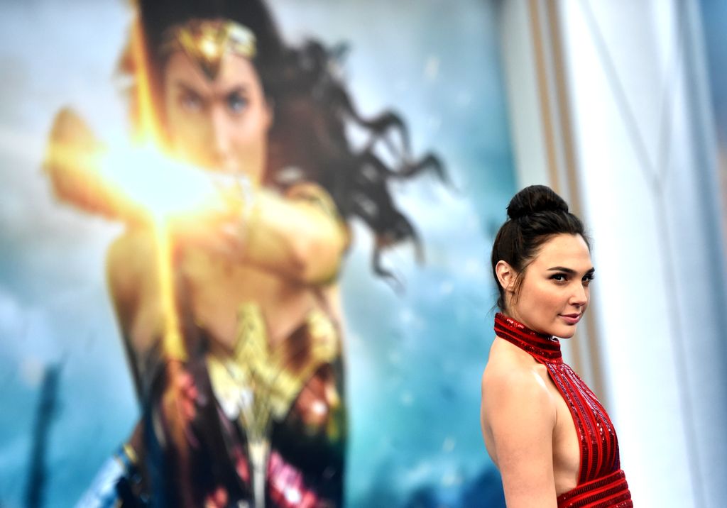 Actress Gal Gadot arrives at the Premiere Of Warner Bros. Pictures' 