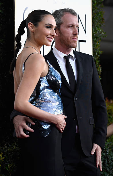 Actress Gal Gadot and husband Yaron Versano attend the 74th Annual Golden Globe Awards at The Beverly Hilton Hotel on January 8, 2017 in Beverly...