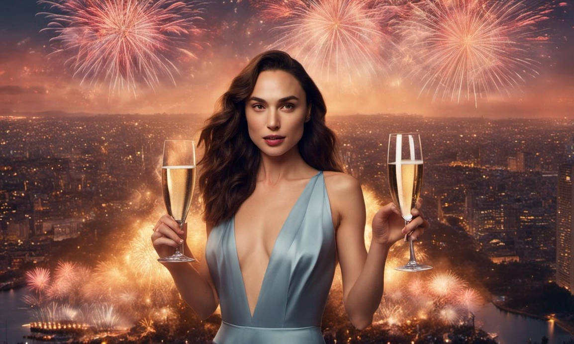 Happy New Year with Gal Gadot by NiklasArmex on DeviantArt