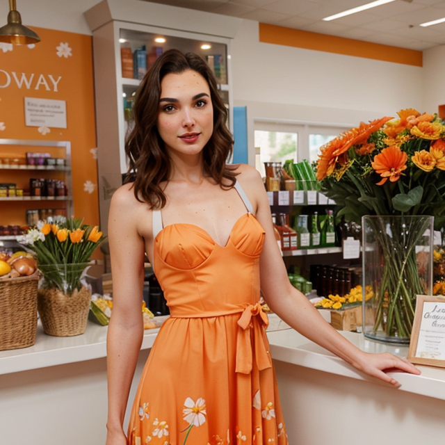 Gal Gadot Transforms into a Stunning Convenience Store Employee, Captivating Customers with Her Radiant Beauty