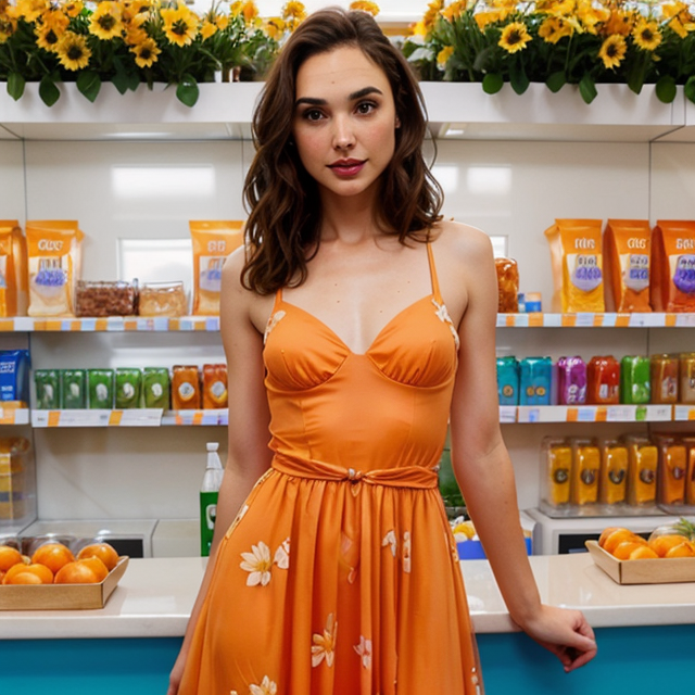 Gal Gadot Transforms into a Stunning Convenience Store Employee, Captivating Customers with Her Radiant Beauty