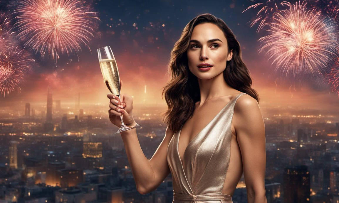 Happy New Year with Gal Gadot by NiklasArmex on DeviantArt