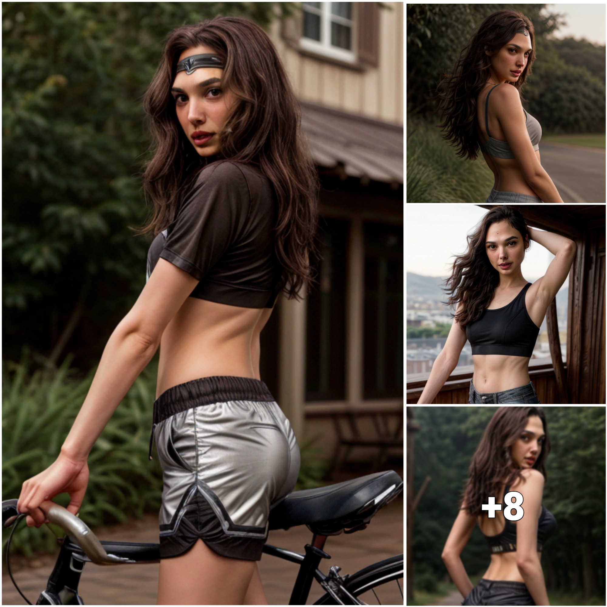 Gal Gadot Takes on Street Cycling Dazzling Performance Leaves Spectators in Awe ‎