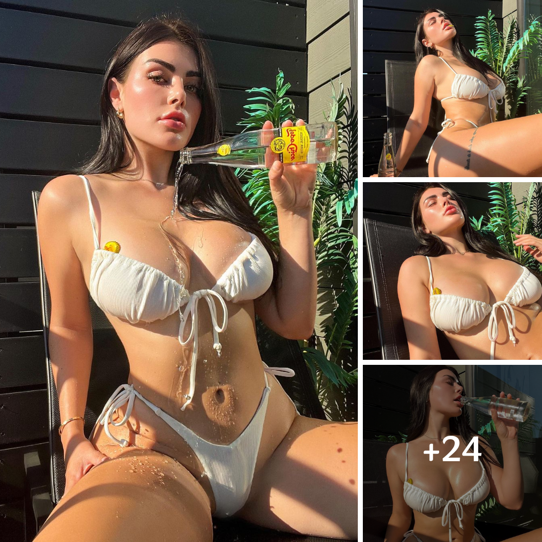 Katy Jo is radiating major summer vibes with her mesmerizing beauty