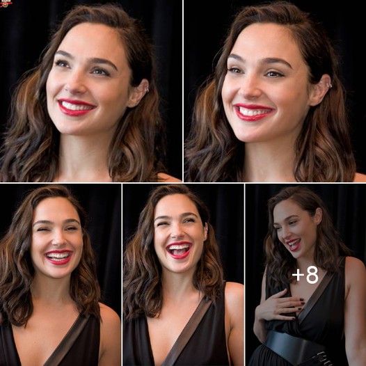 Gal Gadot’s Bright And Cheerful Smile At The Press Conference Announcing The Movie ‘wonder Woman’ 2017 ‎