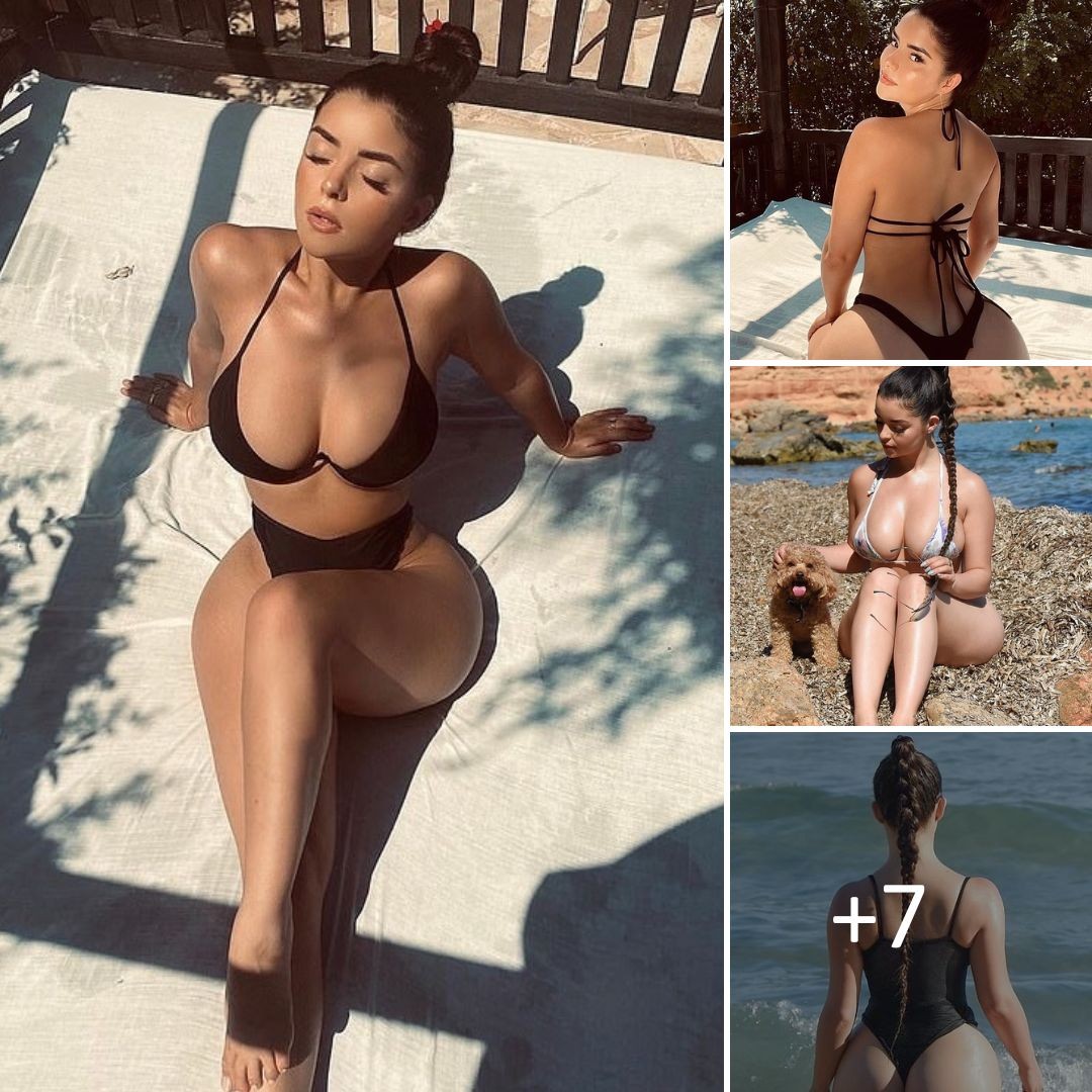 Demi Rose Shines in the Sunlight, Embracing her Curvaceous Beauty ‎