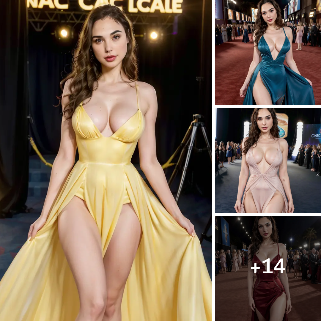 Gal Gadot dazzles in her extraordinary array of evening gowns at the dazzling CinemaCon 2020 premiere, showcasing elegance and style effortlessly.