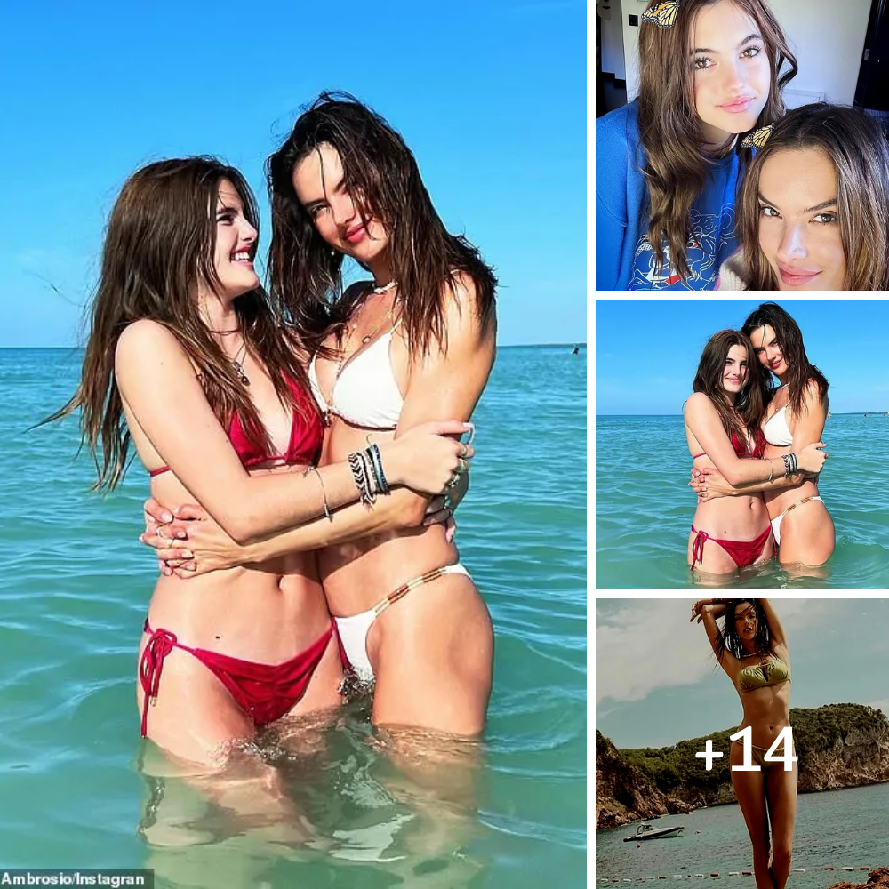 Just like mommy! Alessandra Ambrosio’s daughter Anja, 14, strongly resembles the Victoria Secret’s model, 41, in Instagram selfie