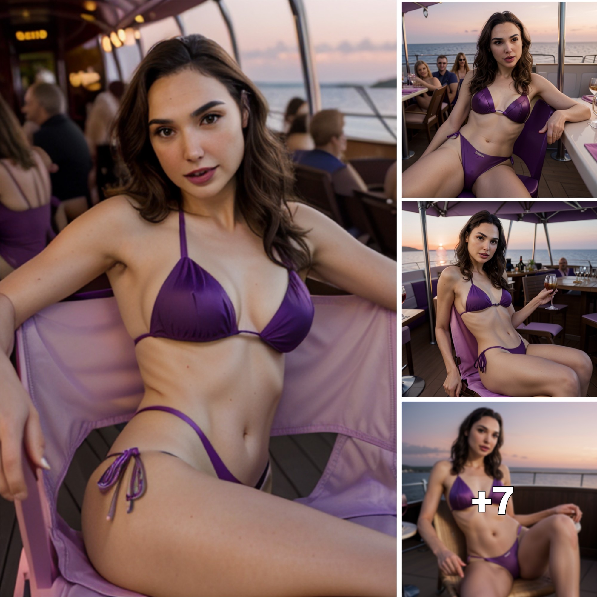 Gal Gadot Enjoys Extended Vacation Days with Family on the Open Sea ‎